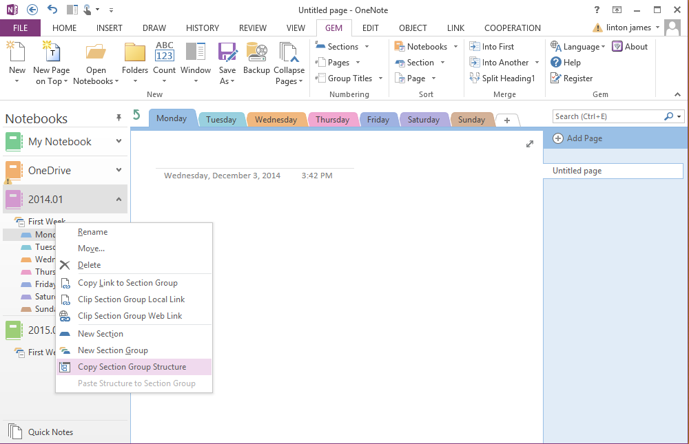 How to Move OneNote Notebook 
