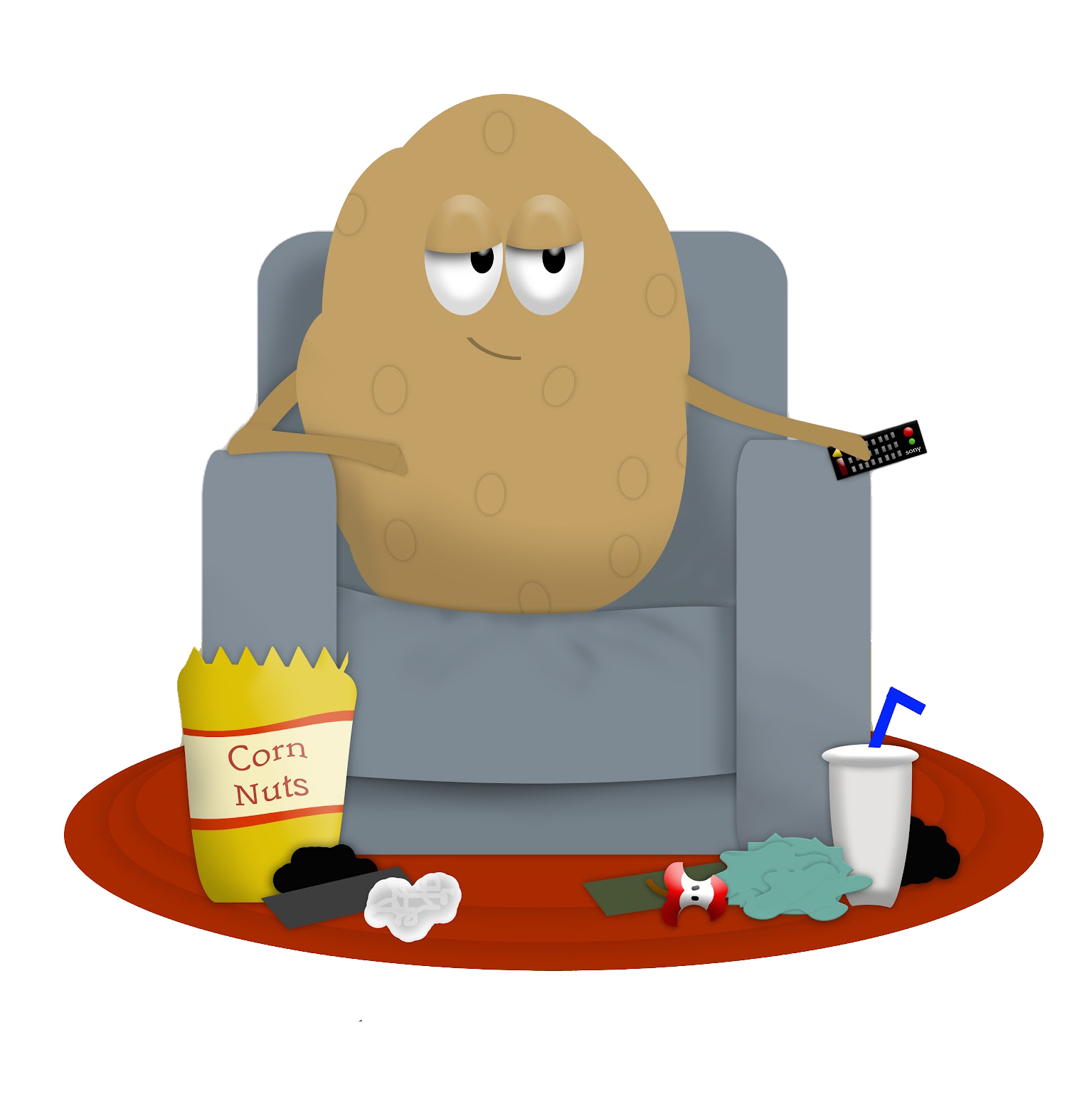 Collection of Couch Potato PNG HD.