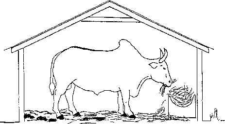 Cow In Shed PNG-PlusPNG.com-1