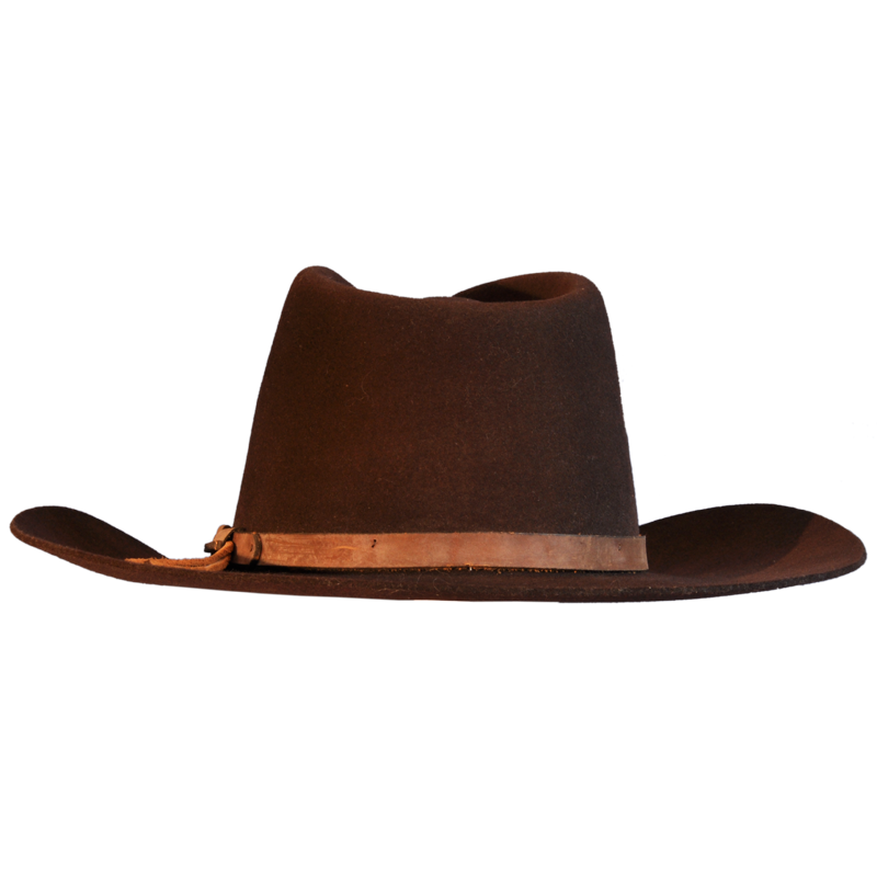 Cowboy Hat Brown Felt