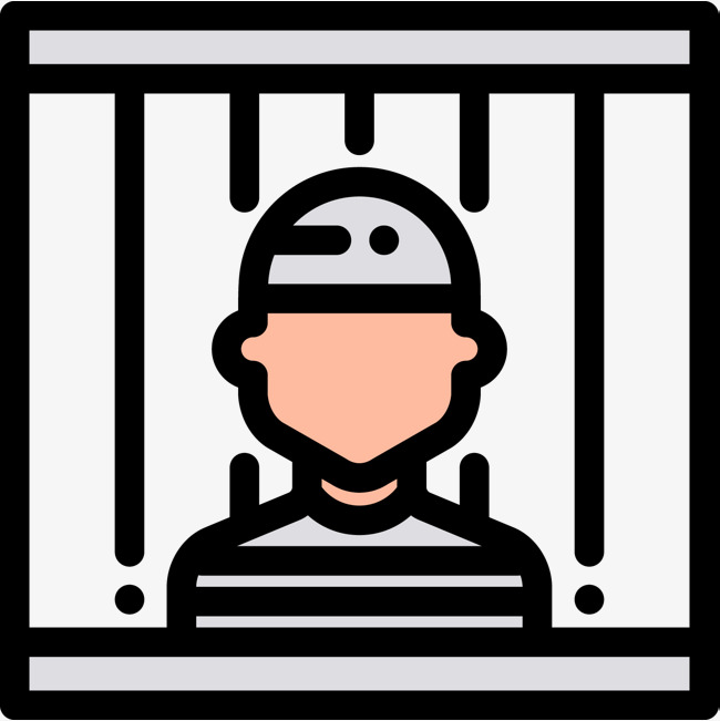 Criminal Behind Bars PNG - 147346