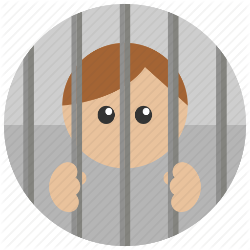 Criminal Behind Bars PNG - 147340