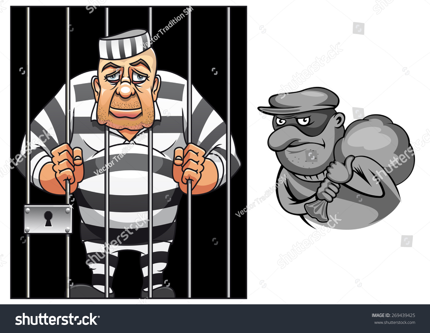 Criminal Behind Bars PNG - 147343