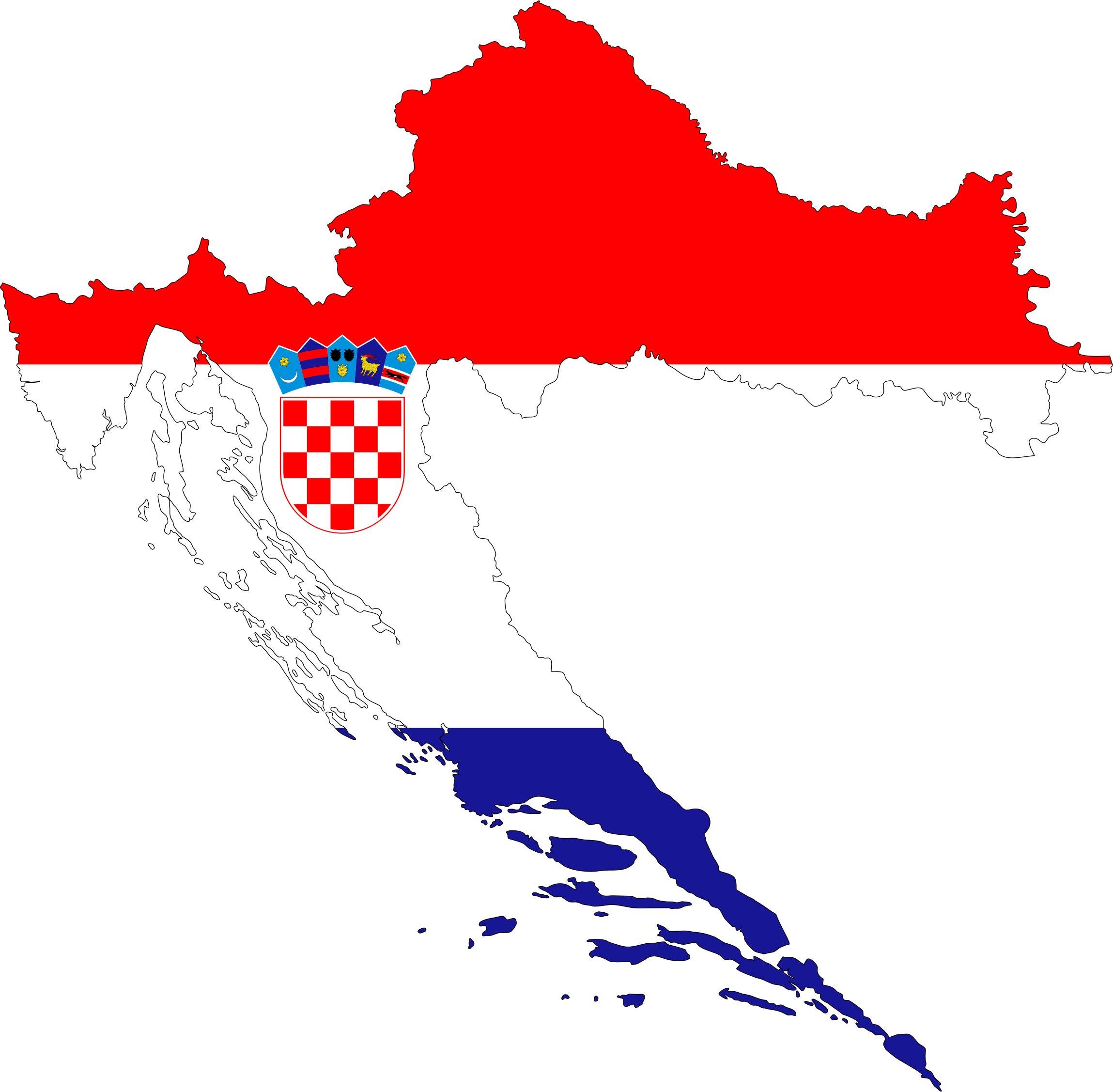 Croatia Base Map Alone - Croa