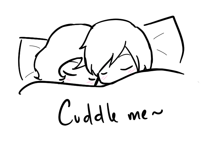 Cuddle by ask chiaki the elf-