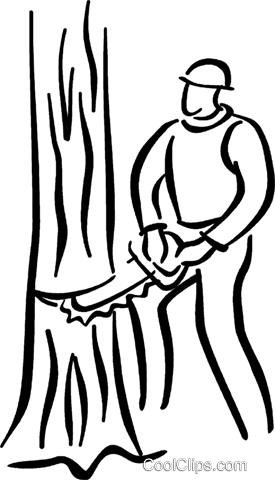 Clipart for tree trimming