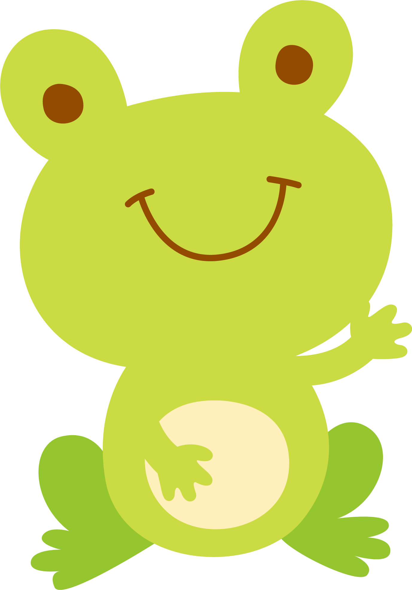Cute Baby Frog PNG - 146051