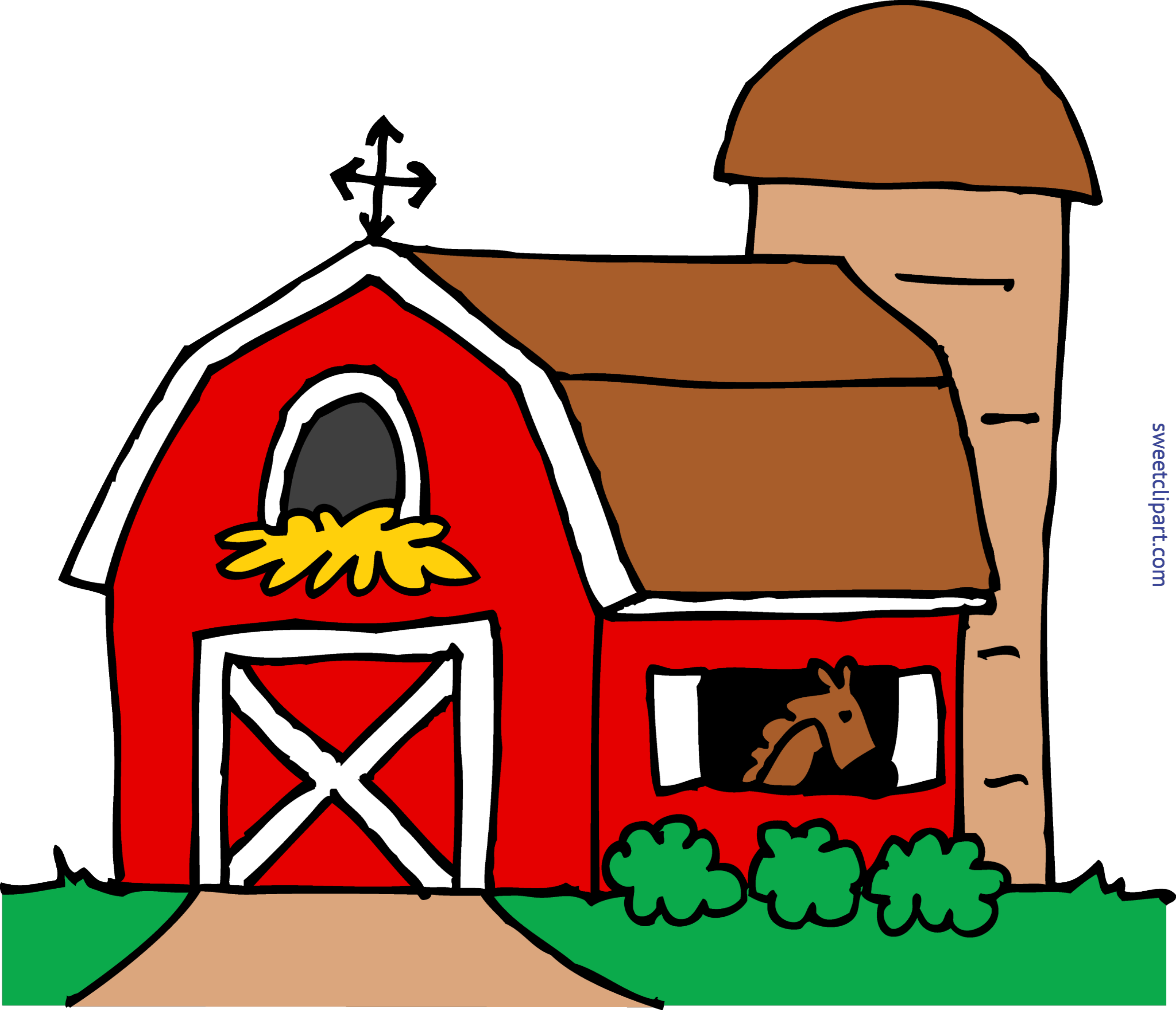 Cute Barn Clipart #1
