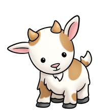 Cute Goat PNG HD - 127847