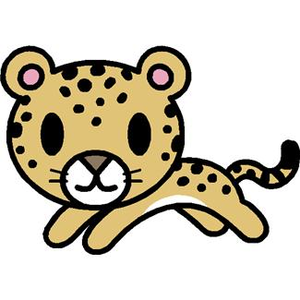 pin Snow Leopard clipart cute
