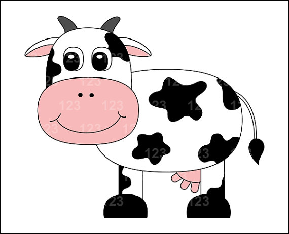 Cute PNG Cow - 154810