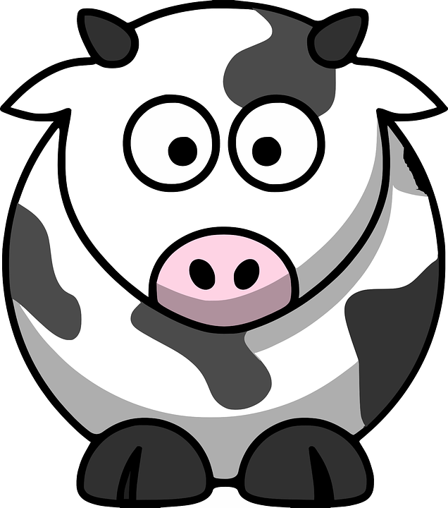 cow clip cute art cows