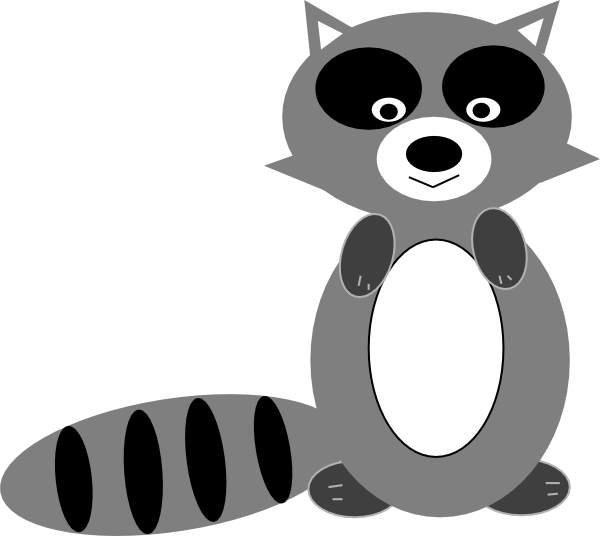 Cute Raccoon PNG HD - 127552