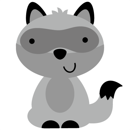 Baby Raccoon SVG cutting file