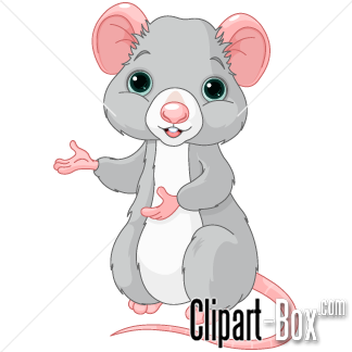 pin Cute clipart rat #15
