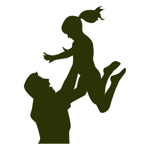 Father Daughter Dance Silhoue