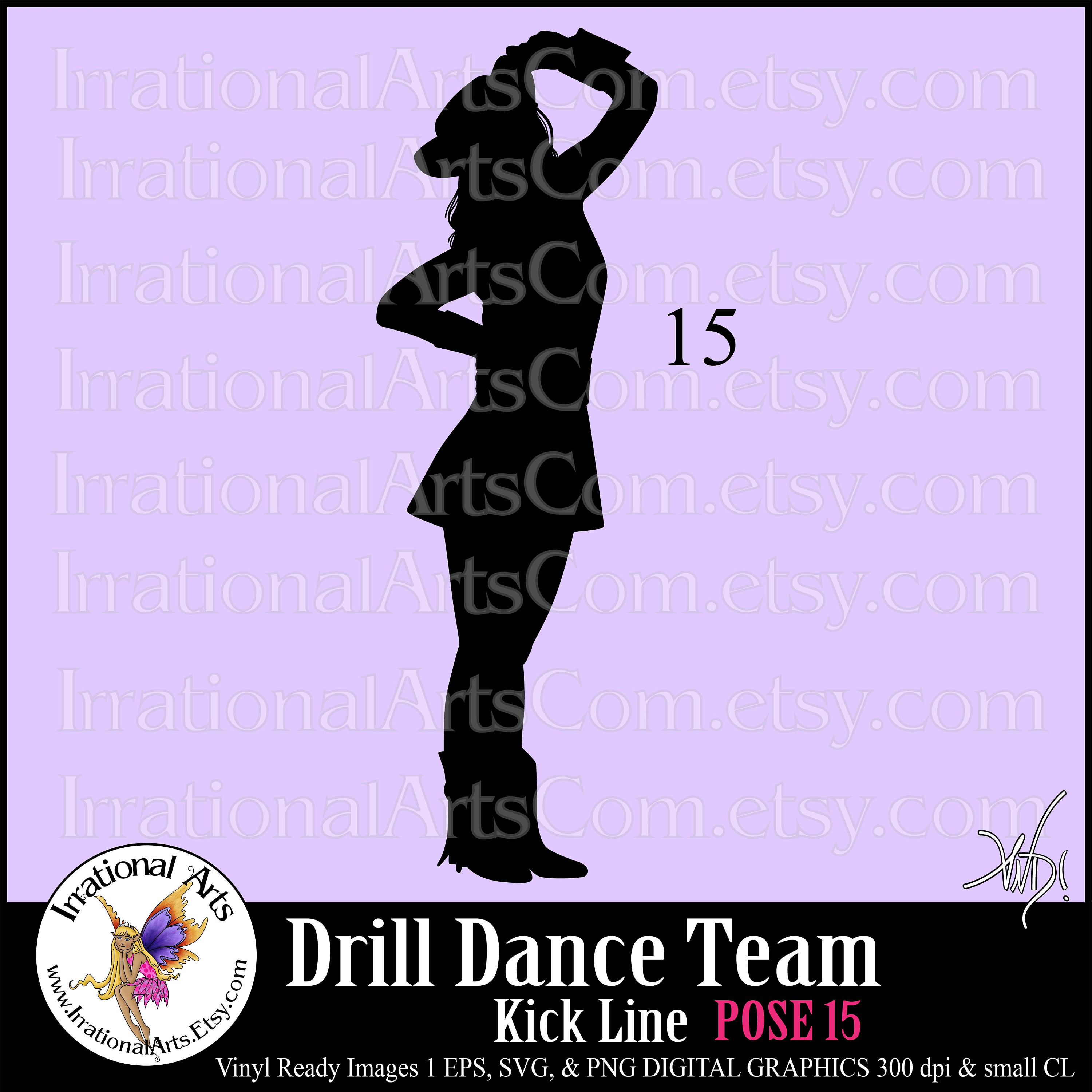 Dance Team PNG Kickline - 43036