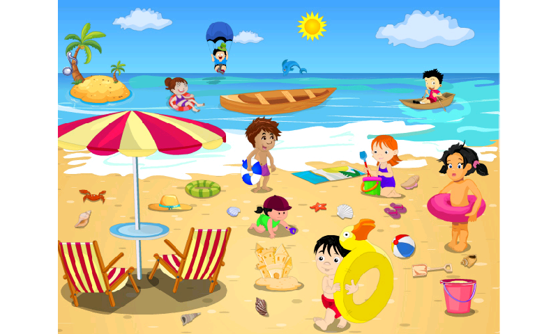 Day At The Beach PNG - 159642