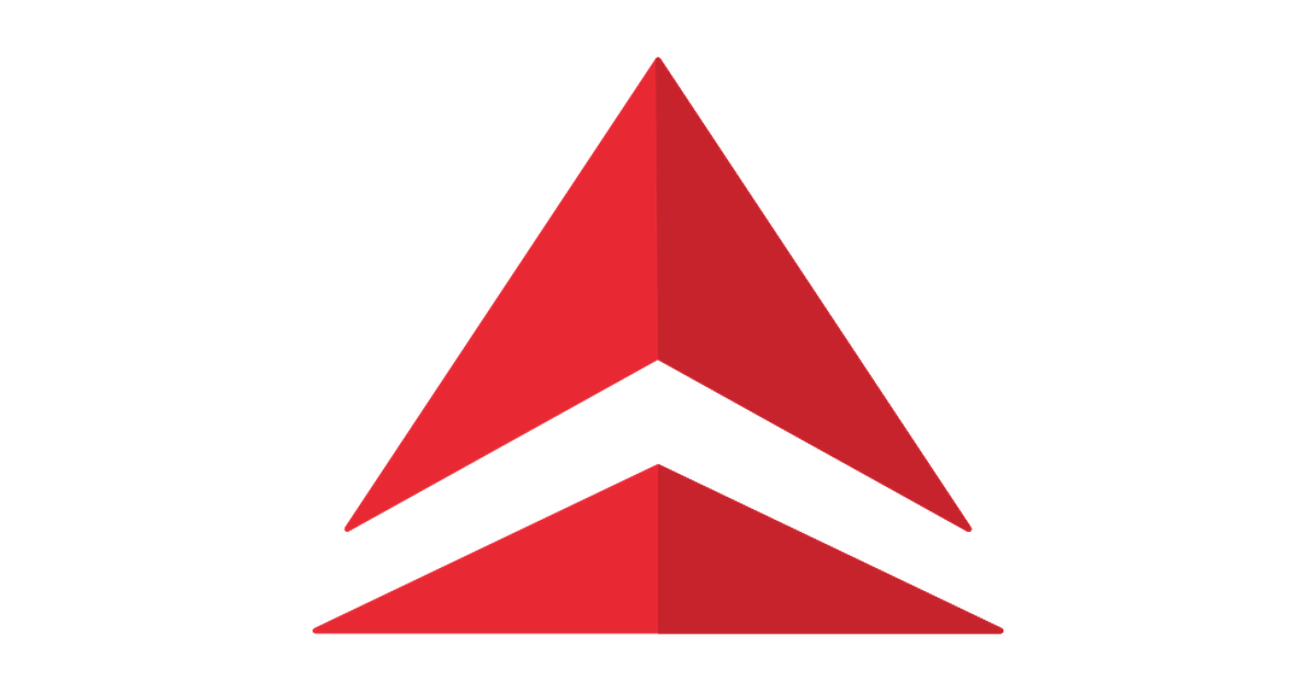 Дельта авиакомпания лого. Значки Delta Airlines. Красный треугольник. Треугольный логотип.