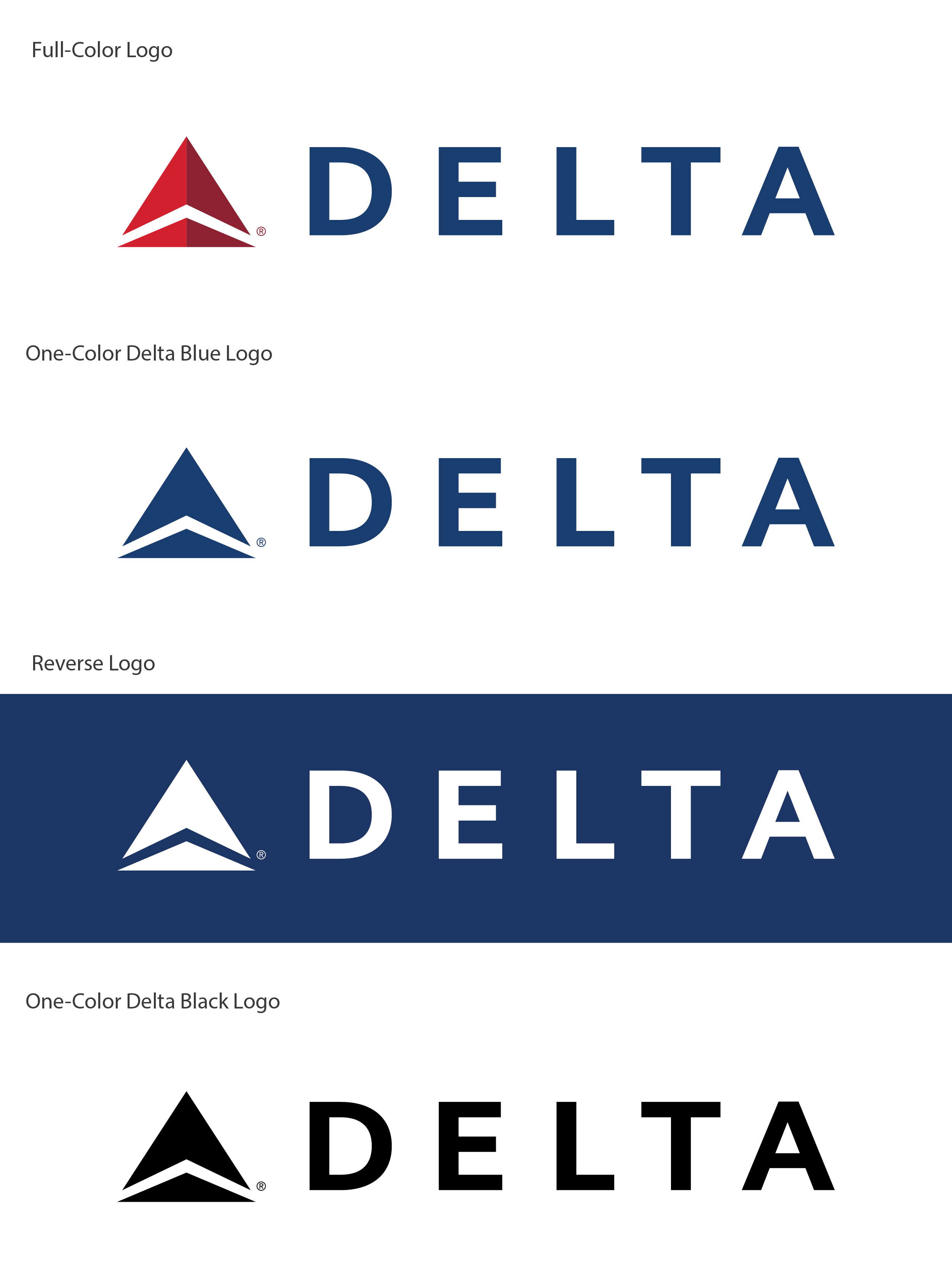 Delta Airlines Logo PNG - 177283