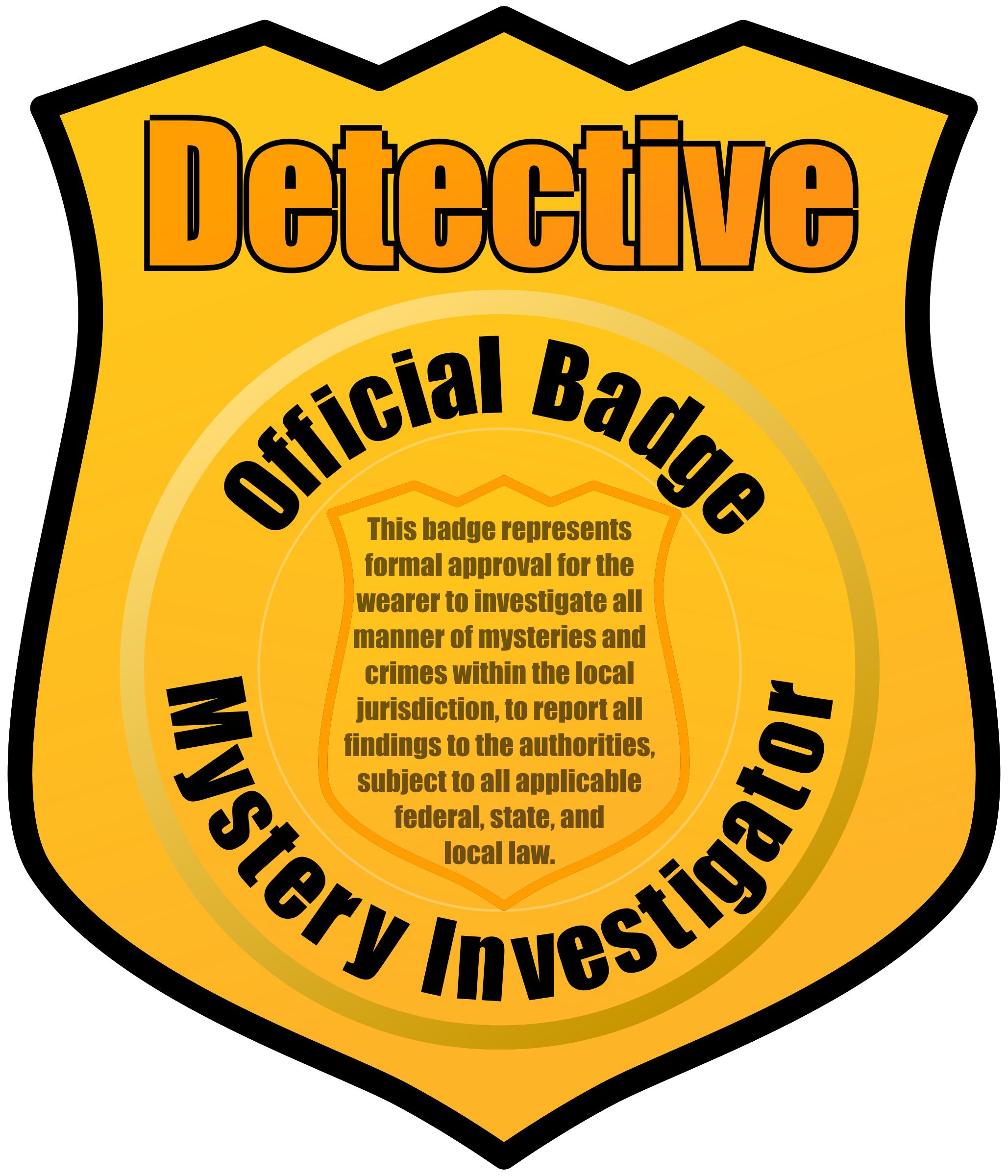 Detective Badge PNG - 169996