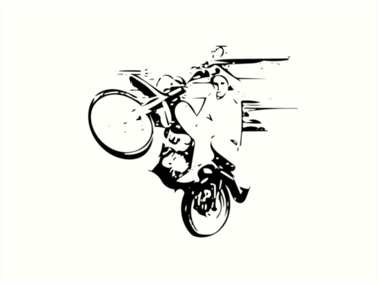 Dirt Bike Wheelie PNG - 157600