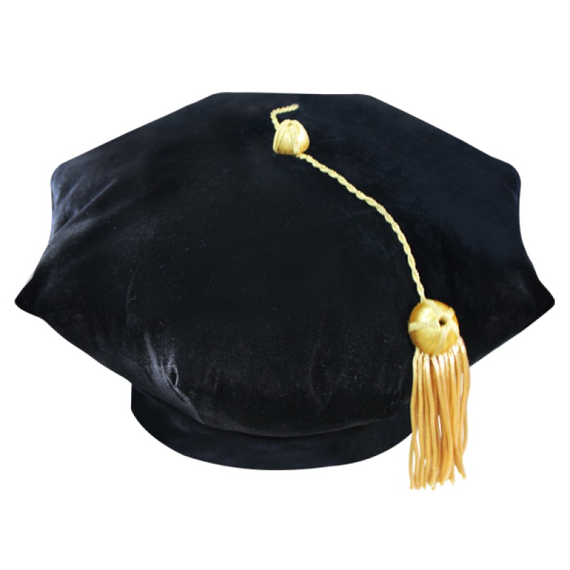 Doctoral Degree Tam, Gown, Ho