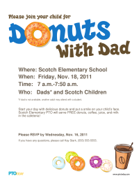 Donuts With Dad PNG - 137012