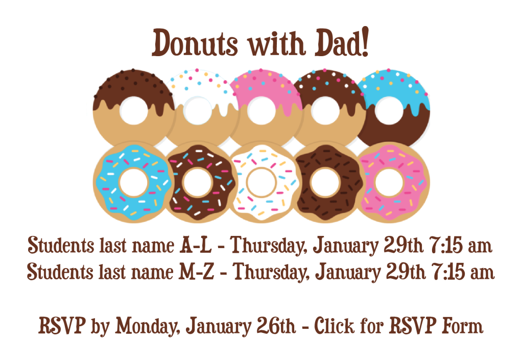 Donuts With Dad PNG - 137005