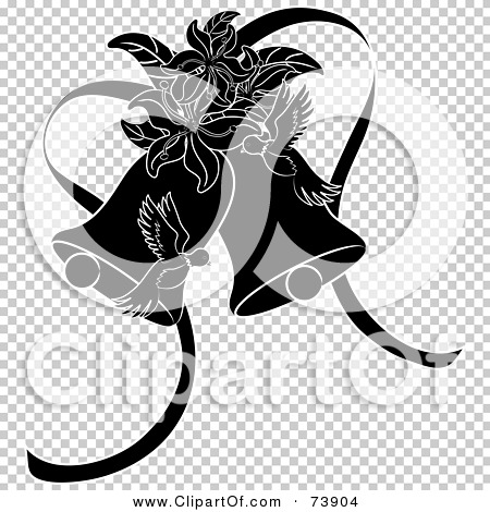 Dove Wedding PNG Black And White - 136003