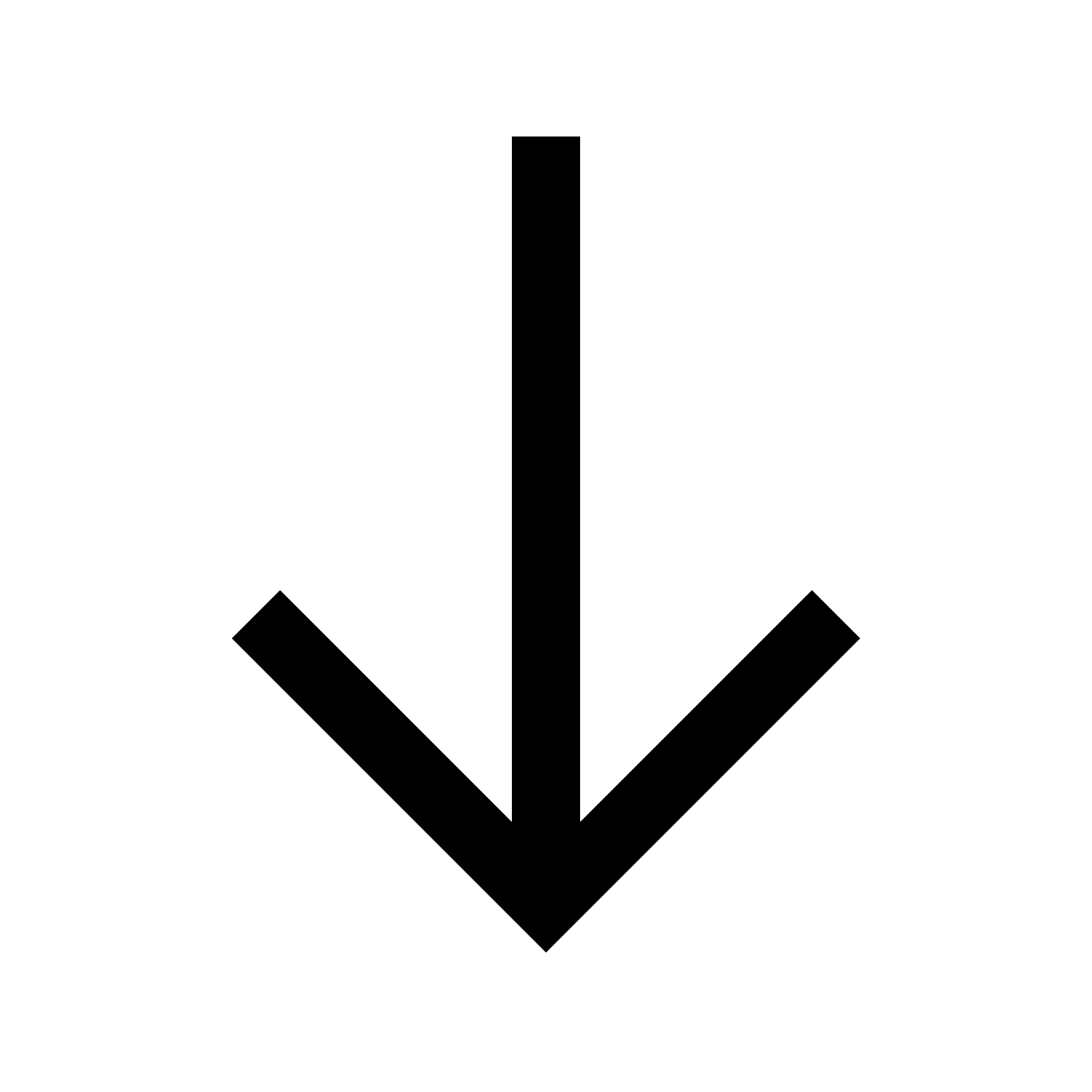 Down Arrow PNG - 21462