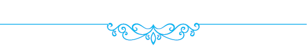Blue Decorative Swirl Clip Ar
