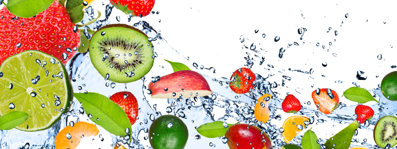 Fruit Water Splash PNG