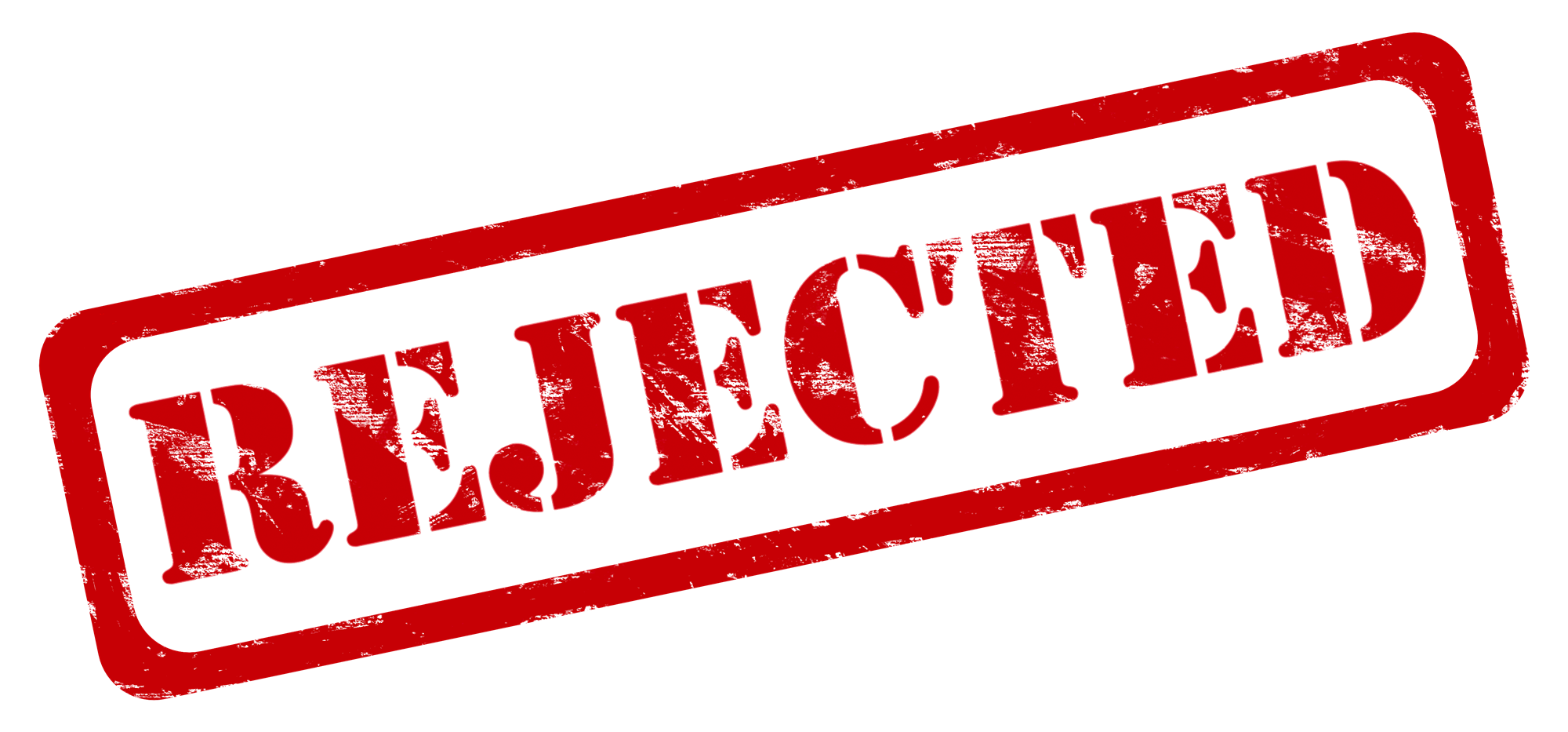 Rejected Stamp PNG - 3880