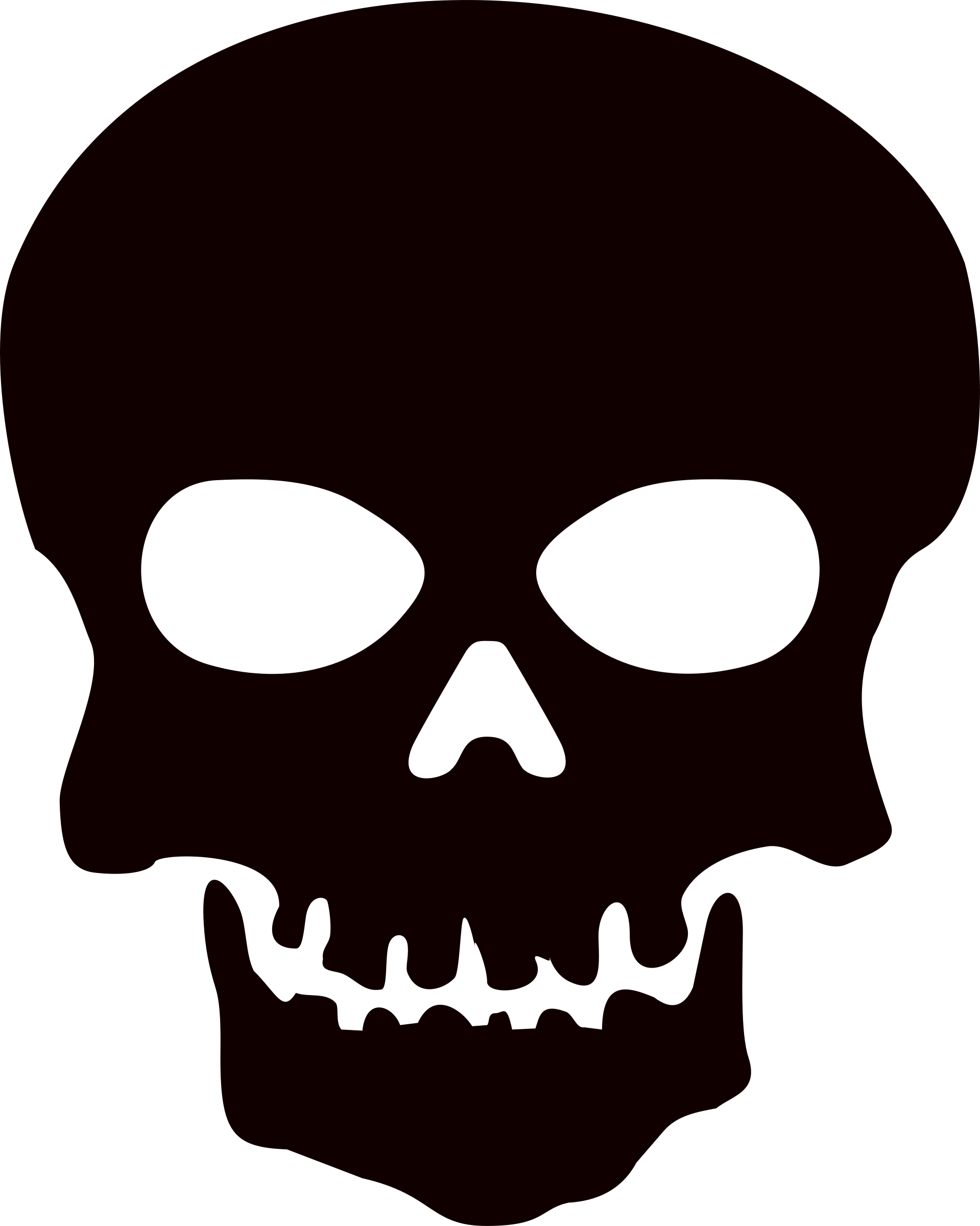 Skeleton Head PNG - 1996