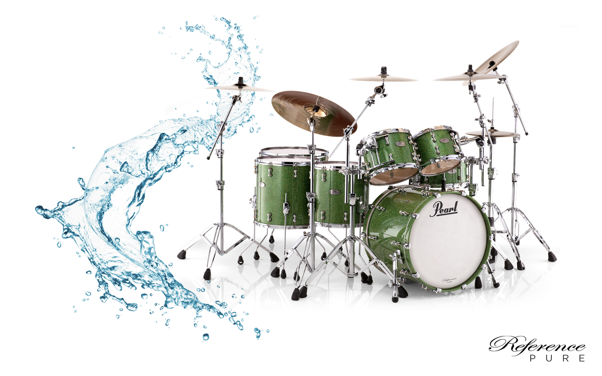 Drum Set PNG Black And White-