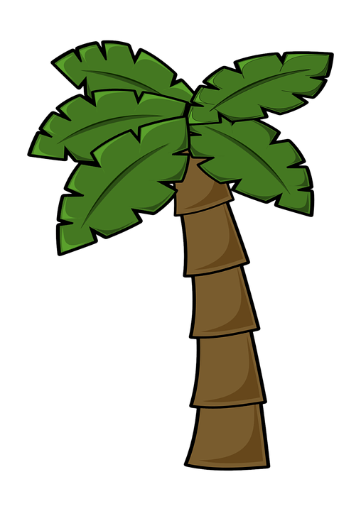 Jersey - Blätter - Palmenwed