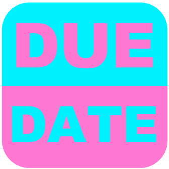Due Date PNG - 134841