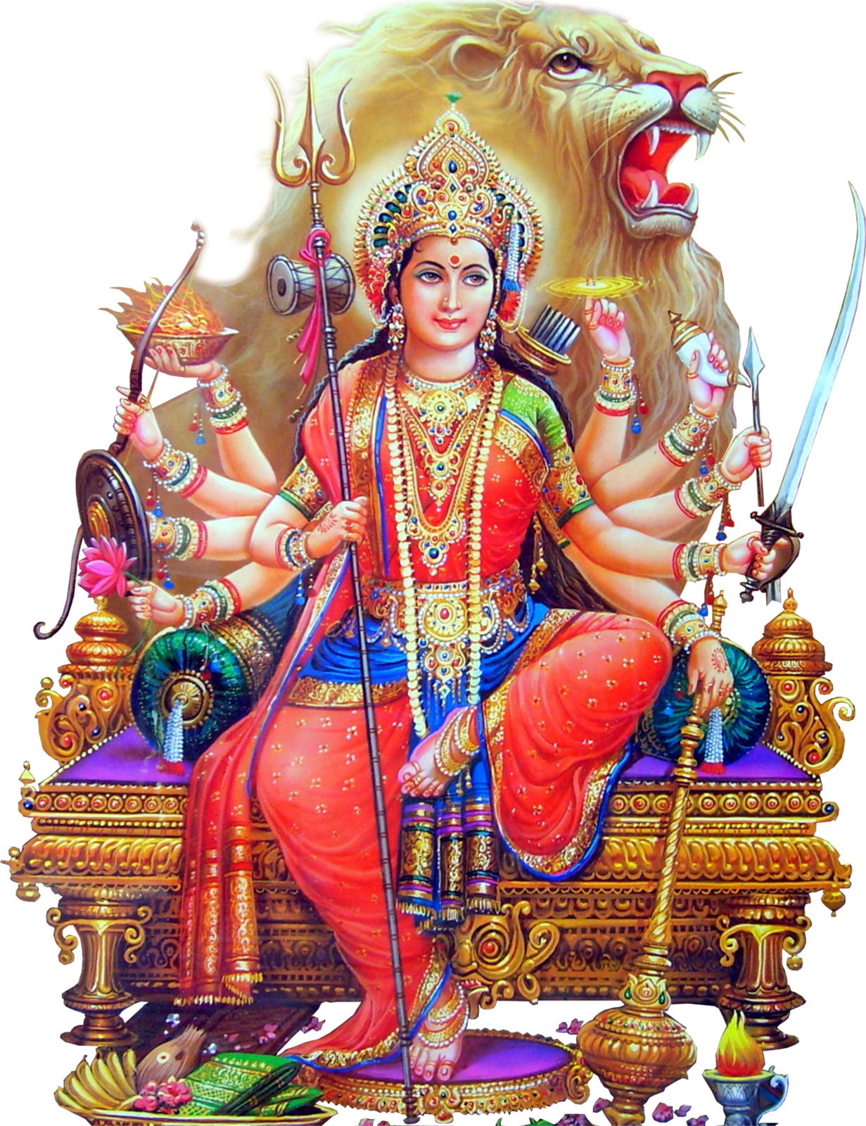 Goddess Durga Maa PNG - 490