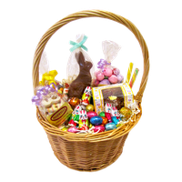 Easter Basket Bunny PNG - 12929