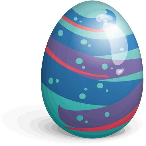 plastic Easter EggFluffy Plas