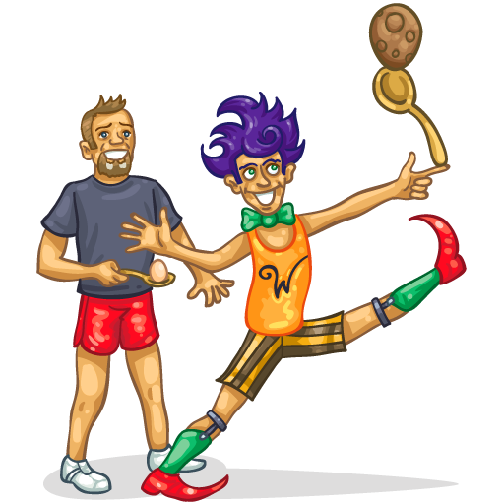 Egg And Spoon Race PNG - 159999