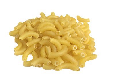 Penne pasta features a small 