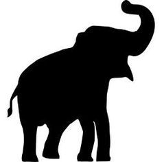Elephant PNG HD Outline - 157160