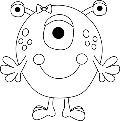 elisi clipart black and white