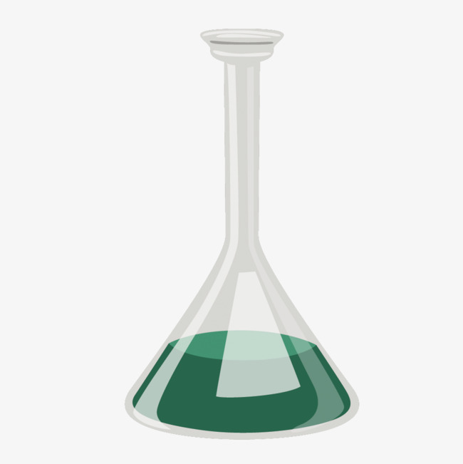 Erlenmeyer Flask, Green, Chem
