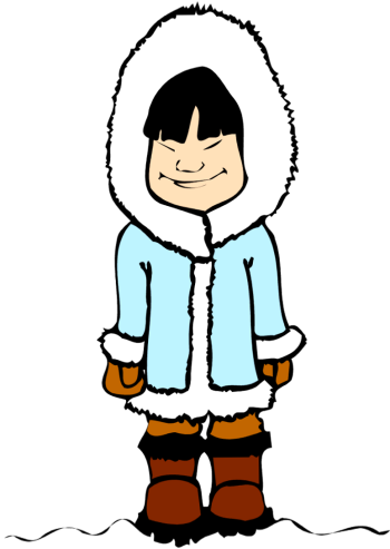 Free Snowman with Eskimo Styl