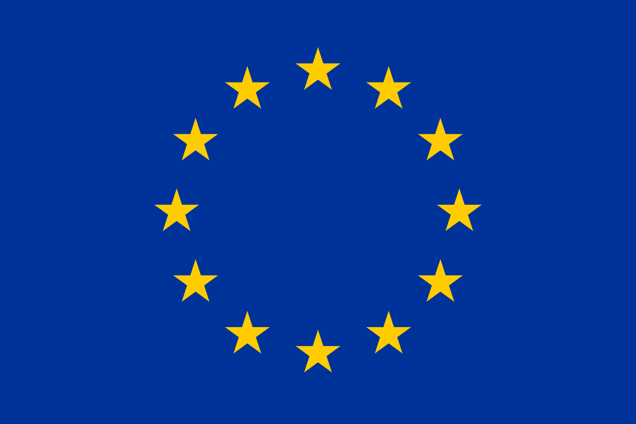Illustration of flag of Europ