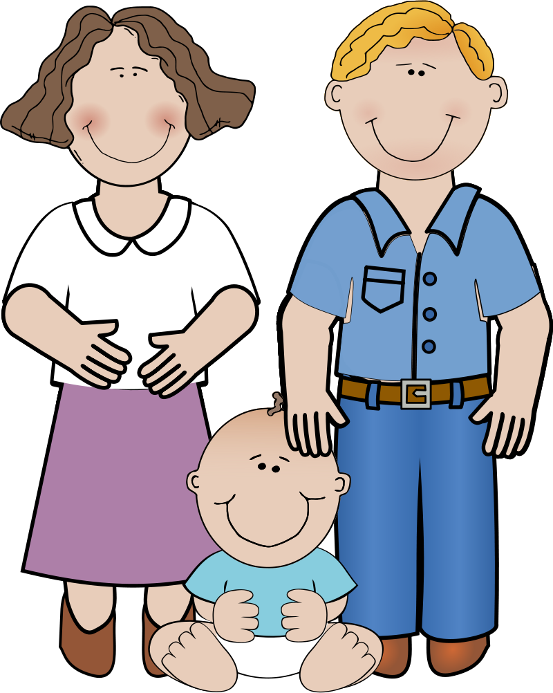 Aunt And Uncle Family Clipart