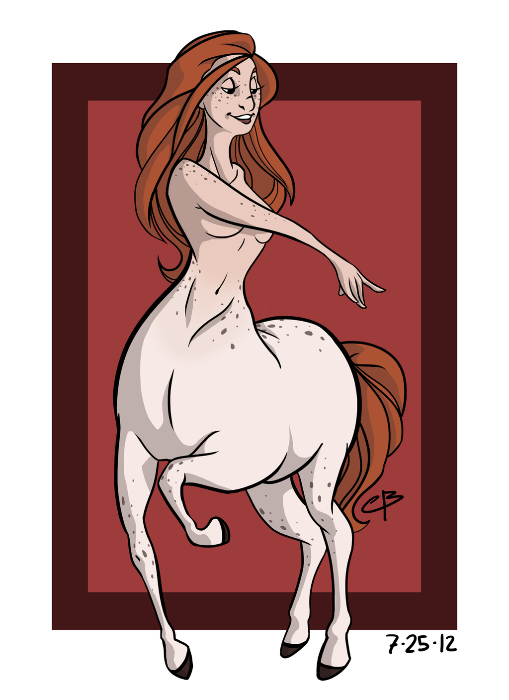 Centaur girl by Camilleonn